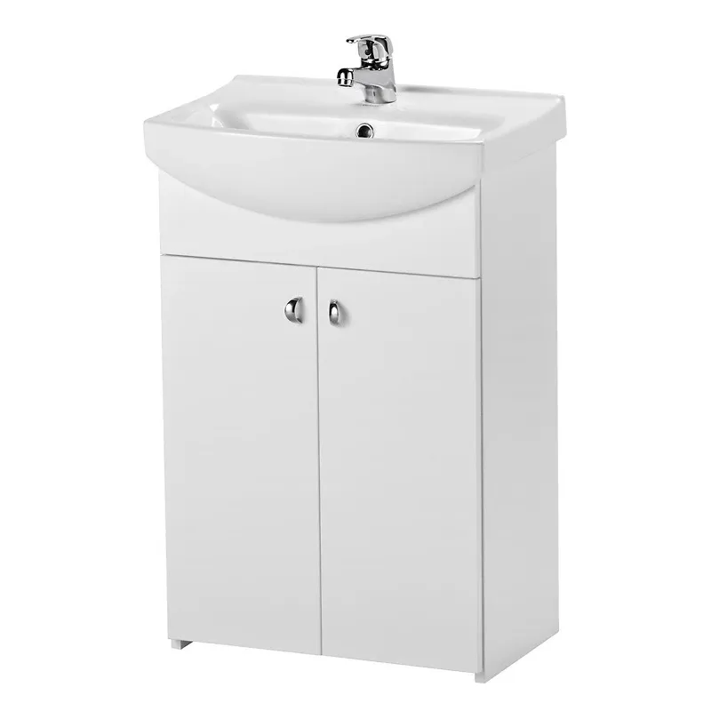 Vannas istabas skapis ar izlietni Cersanit Cersania, balta krās., 36 cm x 57 cm x 79.4 cm