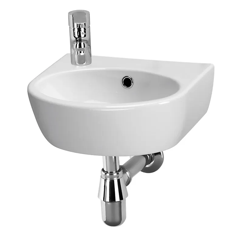 Vannas istabas izlietne Cersanit Parva, keramika, 40 cm x 32 cm x 14.5 cm, balta krās.