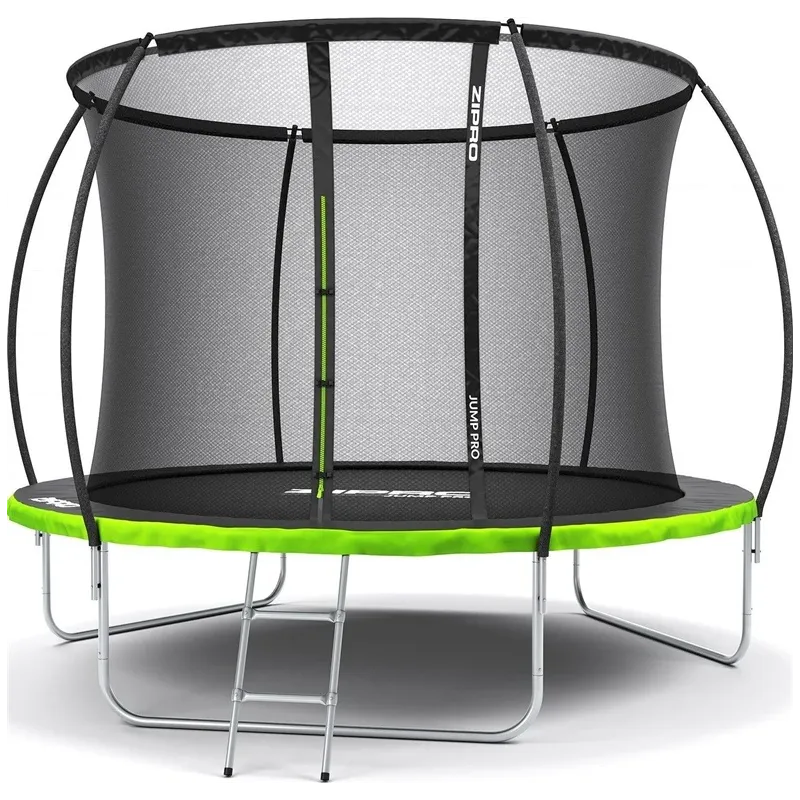 Batuts Zipro Jump Pro Premium 10FT, 312 cm, ar drošības tiklu, ar kāpnēm
