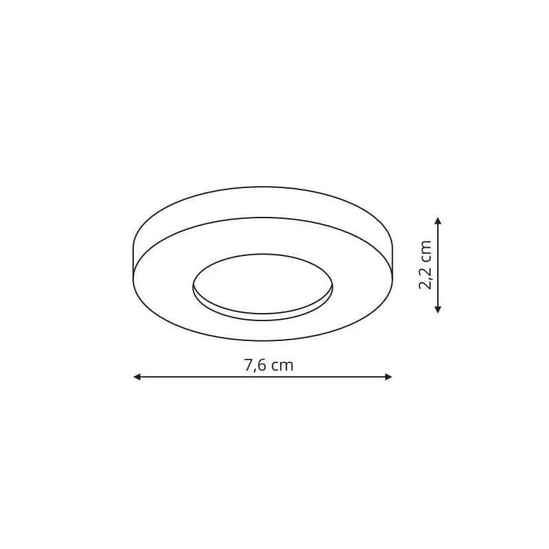 Recessed light lagos gu10 ip65 wh oval