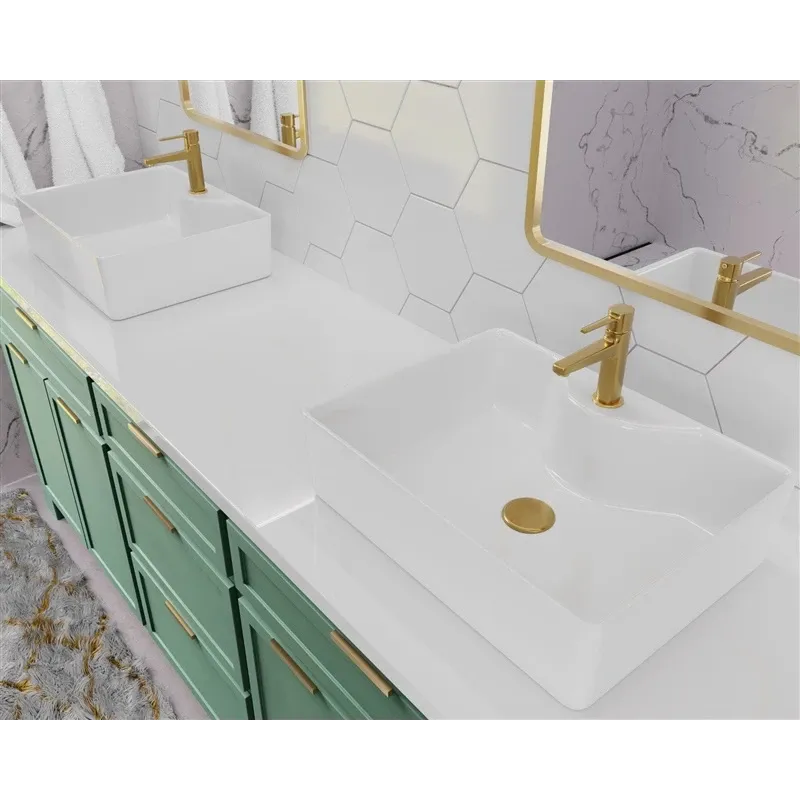 Izlietņu jaucējkrāns Invena Glamour BU-02-009-V, zelta krās.