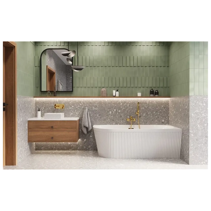 Vannas jaucējkrāns Invena Glamour BW-02-009-V, zelta krās.