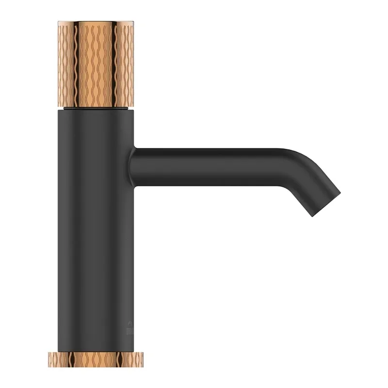 Izlietņu jaucējkrāns Invena Starlight BU-78-014-V, zelta-melna