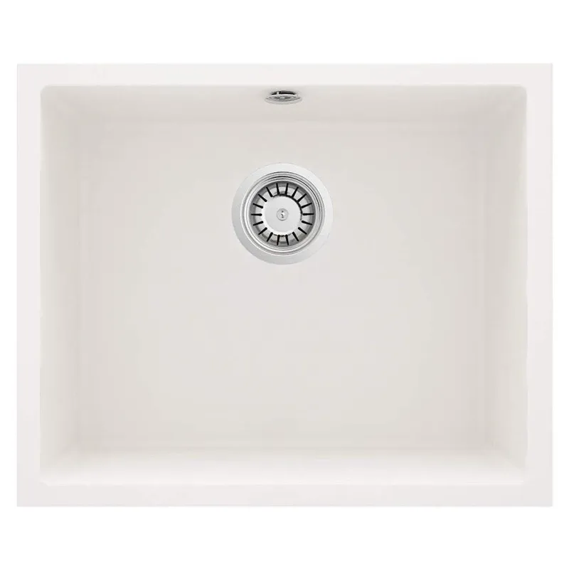 Virtuves izlietne Deante Corda ZQA_A10C, granīts, 55 cm x 46 cm x 19 cm, alabastra