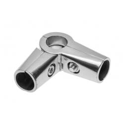 Cauruļu savienotājs 4virz. d25 hromēts