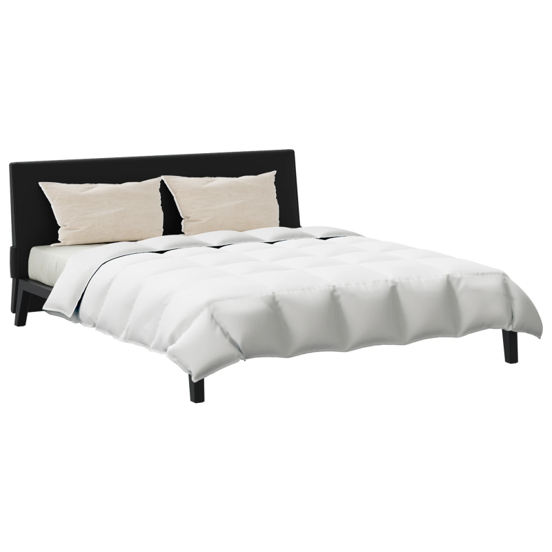 vidaXL Segas komplekts ar spilvenu 3 pcs Balts Dūnu spalva