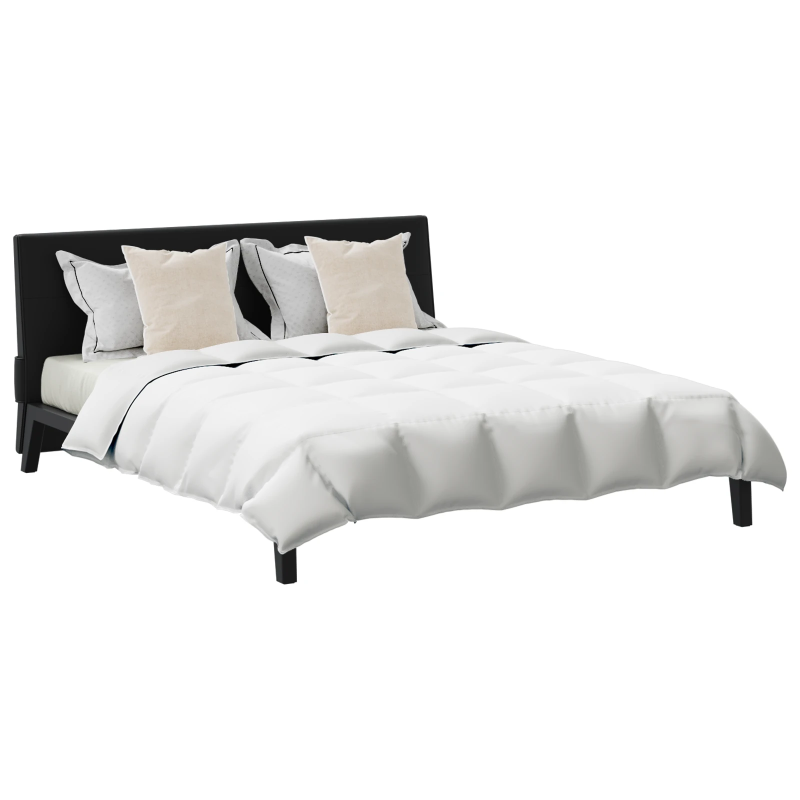 vidaXL Segas komplekts ar spilvenu 3 pcs Balts Dūnu spalva