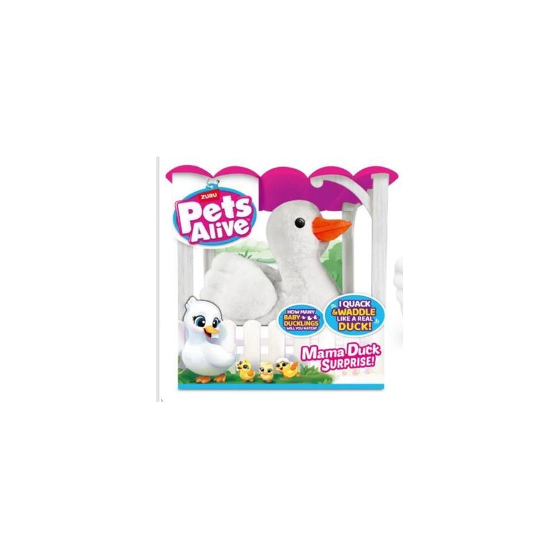 PETS ALIVE Rotaļu komplekts Pīļu mammas un pīlēnu pārsteigums