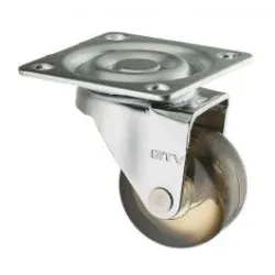 Grozāmais ritenis D-35, brūns uz platformas, slodze 25 kg