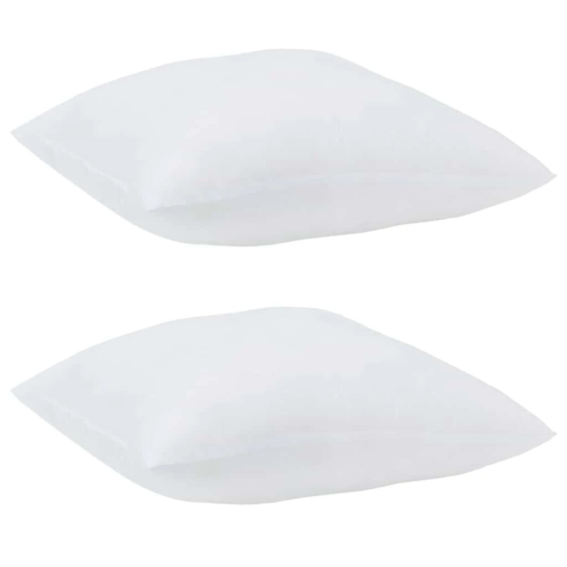 vidaXL Sega ar spilvenu 3 pcs Balts Mikrošķiedra