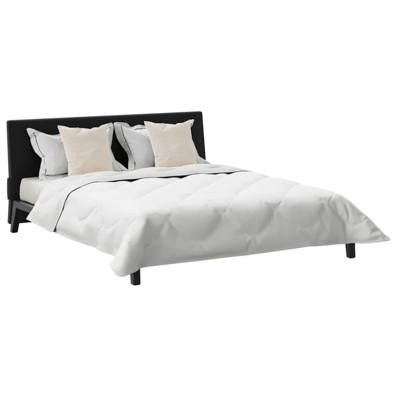 vidaXL Ziemas gultas sega ar spilvenu 3 pcs Balts Mikrošķiedra