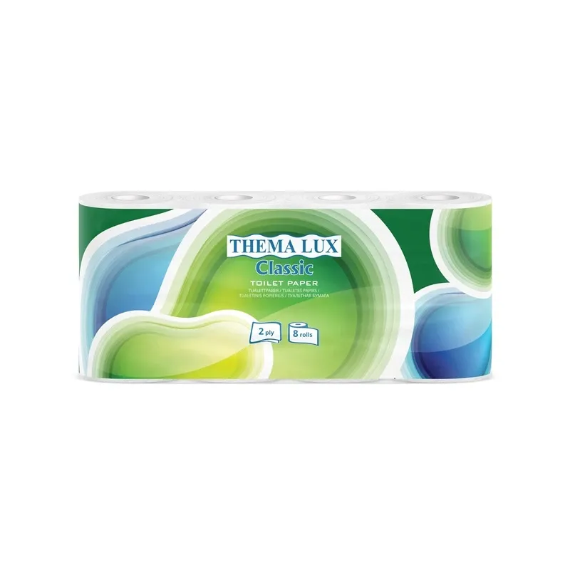 Tualetes papīrs Thema Lux 8vnt, 2 sl, 8 gab.