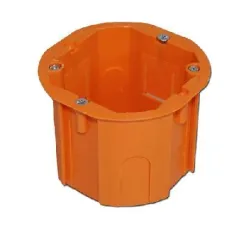 Montāžas kārba 1-viet. 650C D68-60mm reģipsim oranž.