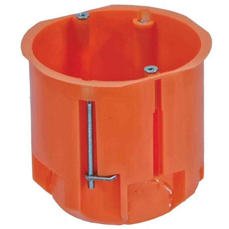 Montāžas kārba 1-viet. 650C D68-60mm reģipsim oranž.