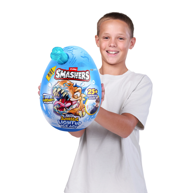 SMASHERS Rotaļu komplekts Dino Ice Age Light Up Mega ola