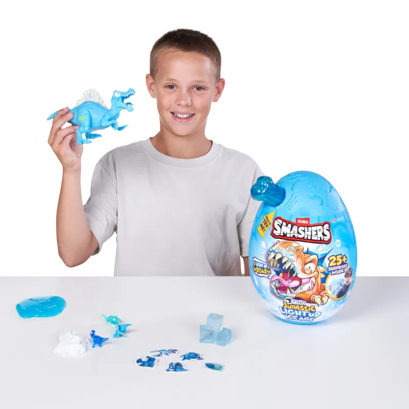 SMASHERS Interaktiivne üllatusmuna Dino Ice Age Light Up Mega
