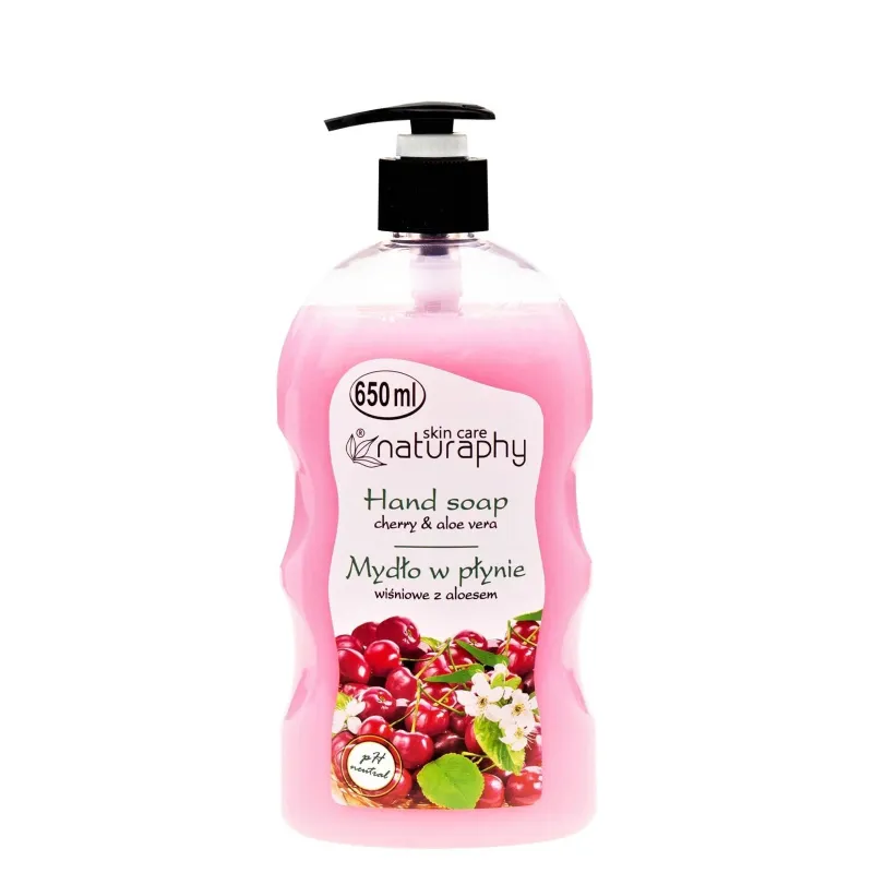 Šķidrās ziepes 650ml ķiršu un aloe vera