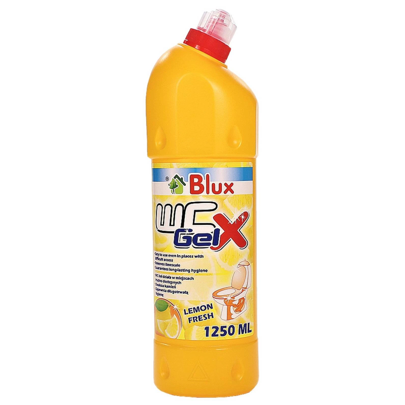 Tīrīšanas līdzeklis 1250ml Blux WC gēls Lemon
