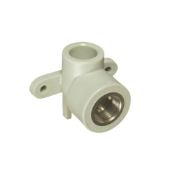 Līkums PP-R 20x1-2F, ar sienas stiprinājumu