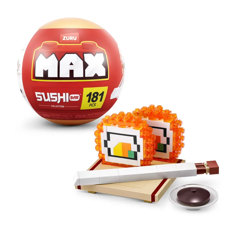 MAX SUSHI Bricks set in capsule