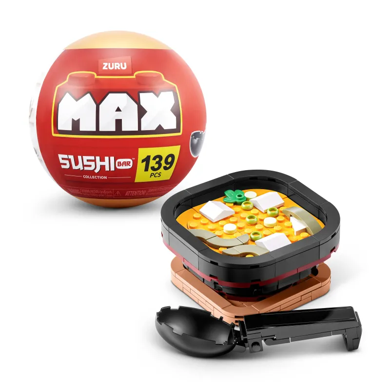 MAX SUSHI Bricks set in capsule