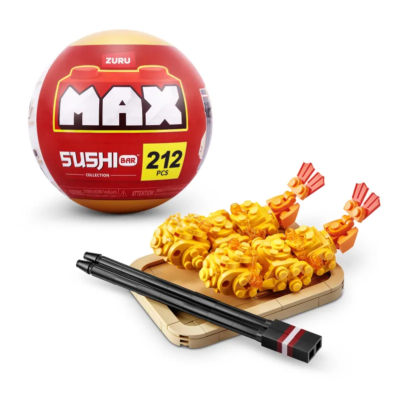 MAX SUSHI Bricks set in capsule