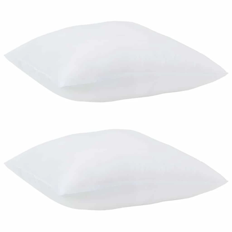 vidaXL Sega ar spilvenu 3 pcs Balts Mikrošķiedra