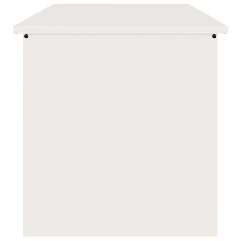 vidaXL Āra uzglabāšanas kaste Balts 80 x 50,5 x 50 cm Tērauds