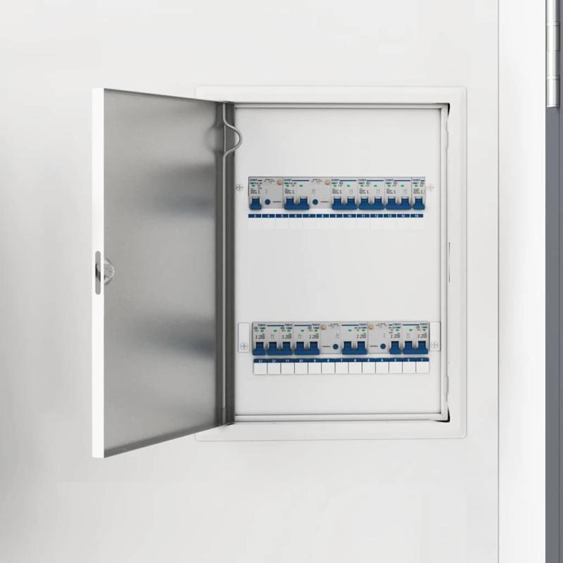 vidaXL Pieejas panelis Balts 63 x 33 x 3 cm Tērauds