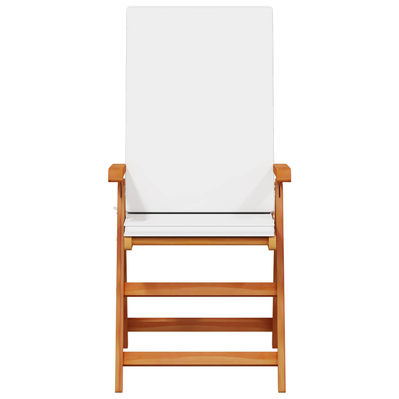 vidaXL Dārza krēsls 8 pcs Brūna un balta 57 x 71.5 x 104 cm