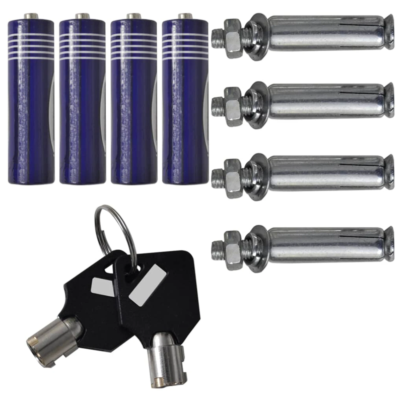 vidaXL Digitālais seifs Tumši pelēka 31 x 20 x 20 cm Tērauds