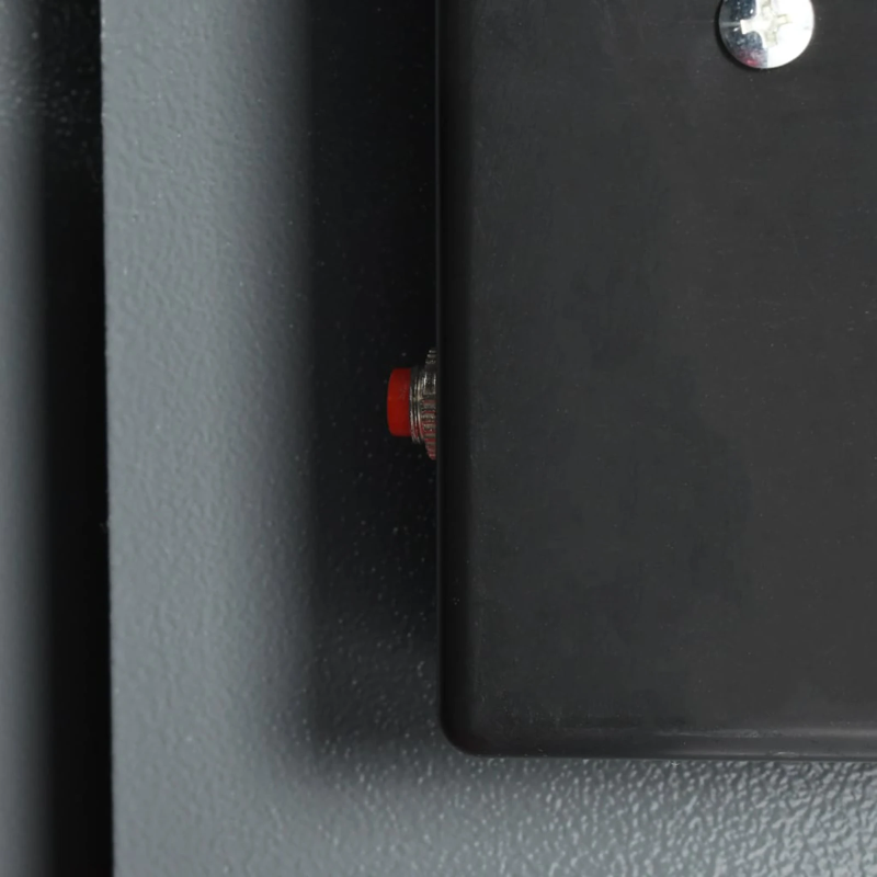 vidaXL Digitālais seifs Tumši pelēka 35 x 31 x 50 cm Tērauds