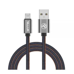 Tellur Data cable, USB to Micro USB, 1m denim