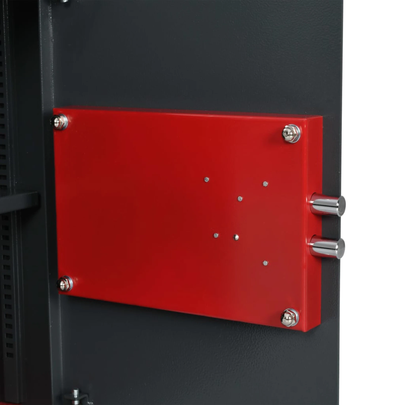 vidaXL Seifs ar slēdzeni Tumši pelēka 35 x 31 x 50 cm Tērauds