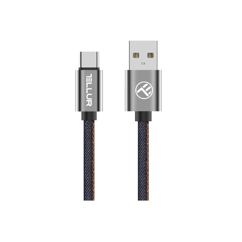 Tellur Data cable, USB to Type-C, 1m Denim