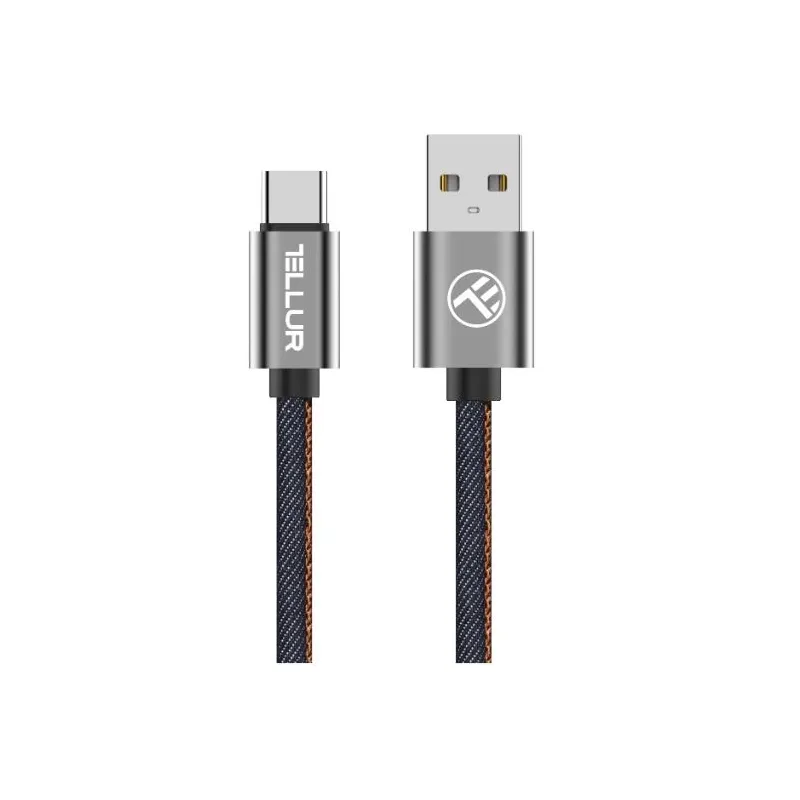 Tellur Data cable, USB to Type-C, 1m Denim