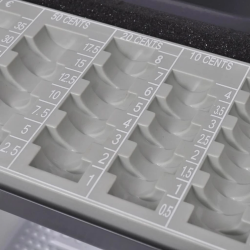 vidaXL Naudas kaste ar slēdzeni Tumši pelēka 30 x 24 x 9 cm Tērauds