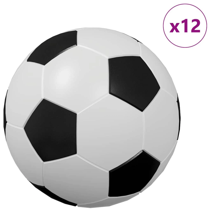 vidaXL Galda futbola bumbas 12 pcs Balts 3,6 x 3,6 cm Polipropilēns