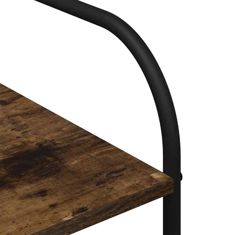 vidaXL Apģērba statīvs Brūns ozols 120 x 44 x 160 cm Inženierijas koks