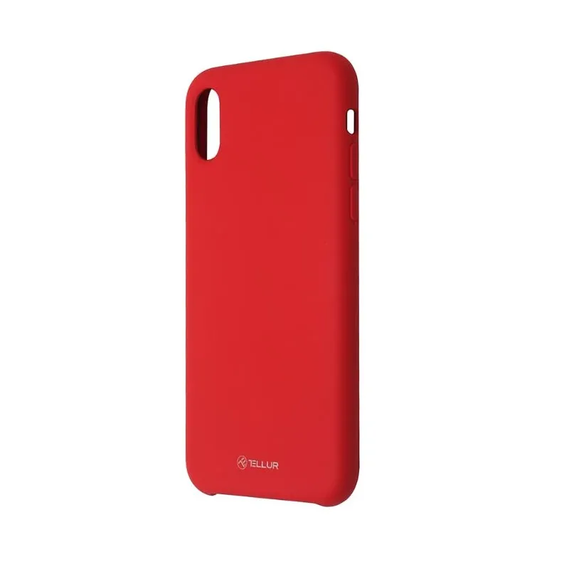 Tellur Cover Liquide Silicone for iPhone XS red