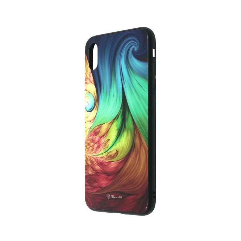 Tellur Cover Glass print for iPhone XS mesmeric