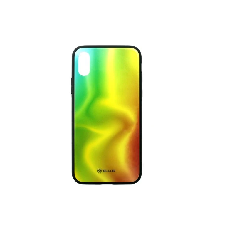 Tellur Cover Glass print for iPhone XS silk