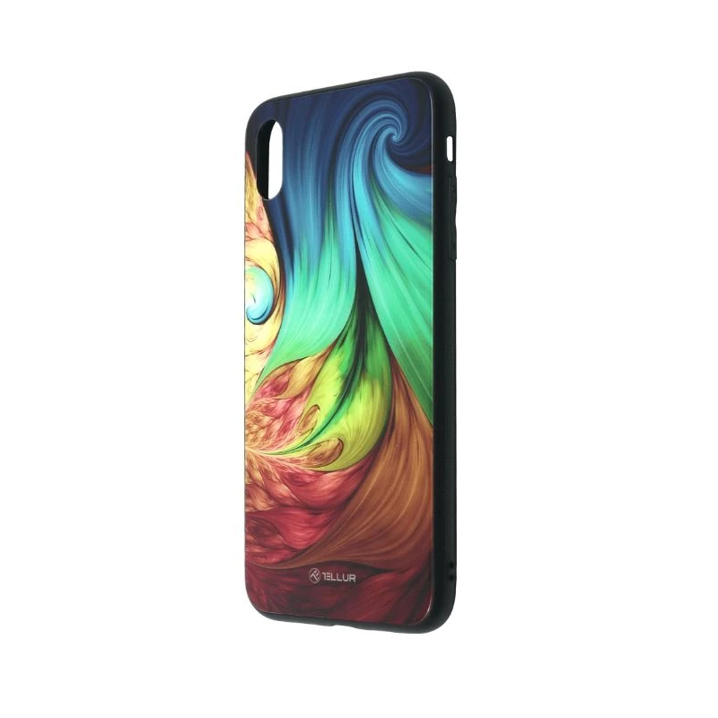 Tellur Cover Glass print for iPhone XS MAX mesmeric