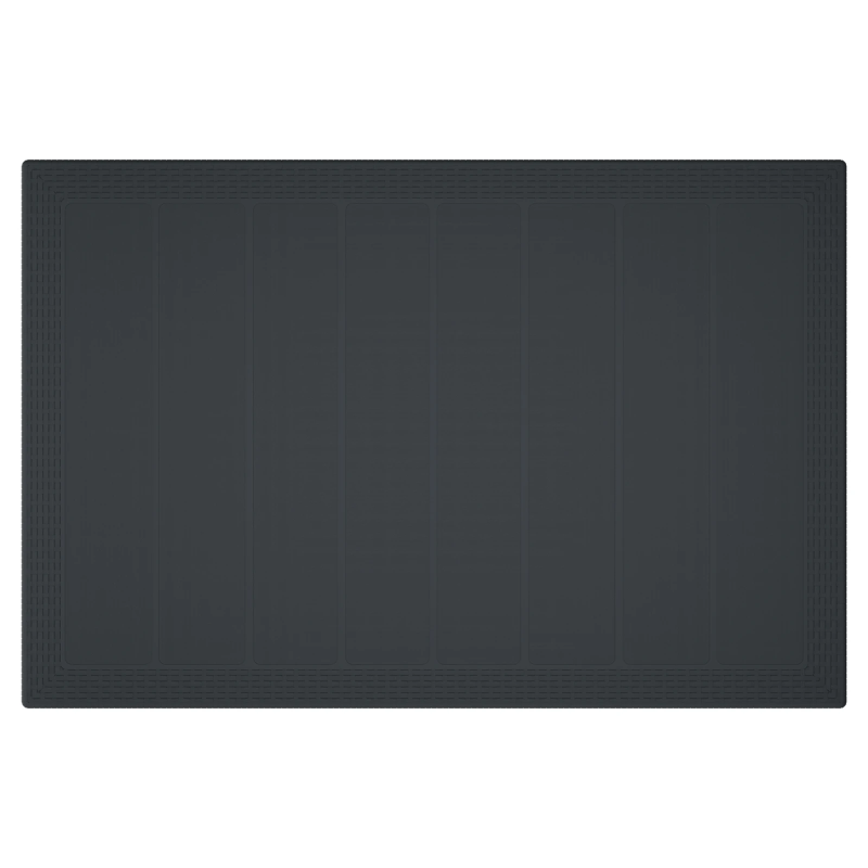 vidaXL Dārza ēdamgalds 7 pcs Antracīts Polt rattan