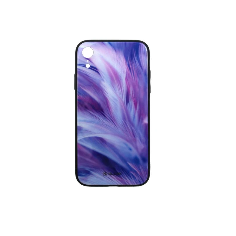 Tellur Cover Glass print for iPhone XR feather