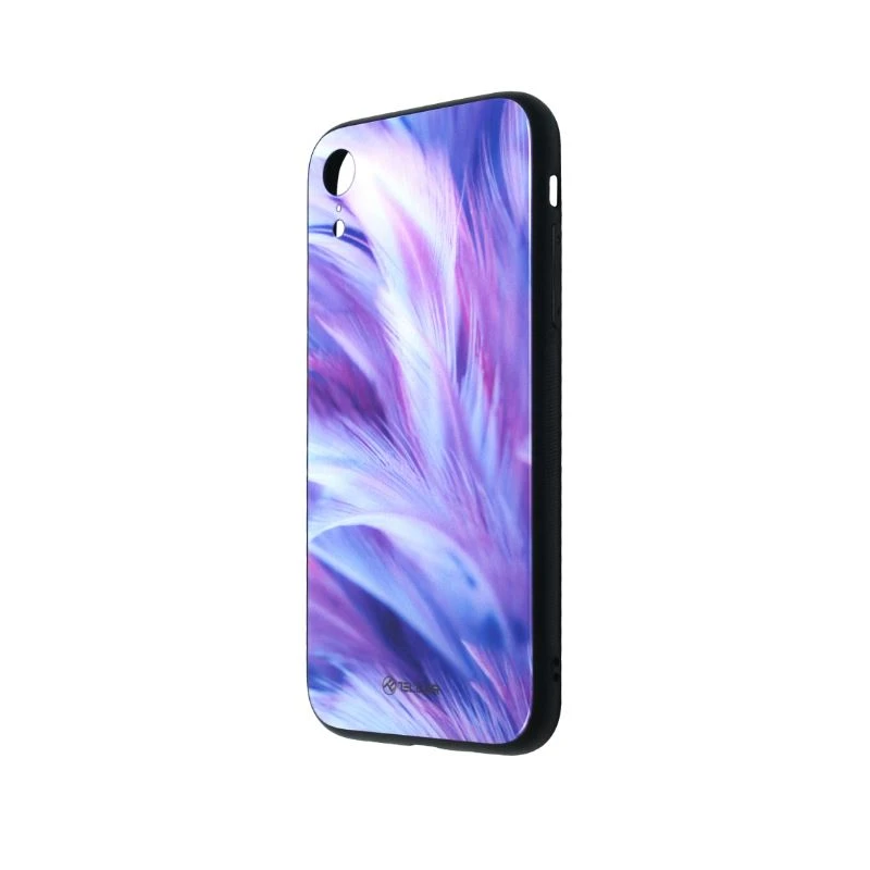 Tellur Cover Glass print for iPhone XR feather