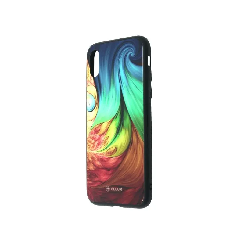 Tellur Cover Glass print for iPhone XR mesmeric