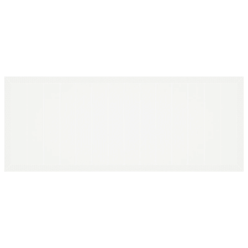 vidaXL Dārza ēdamgalds 11 pcs Balts Polipropilēns