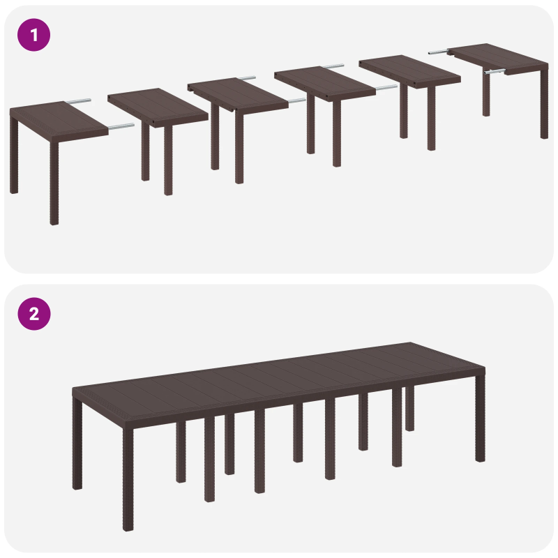 vidaXL Dārza ēdamkomplekts ar spilveniem 13 pcs Brūns un antracīts