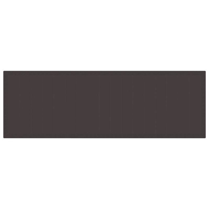 vidaXL Dārza ēdamkomplekts ar spilveniem 13 pcs Brūns un antracīts